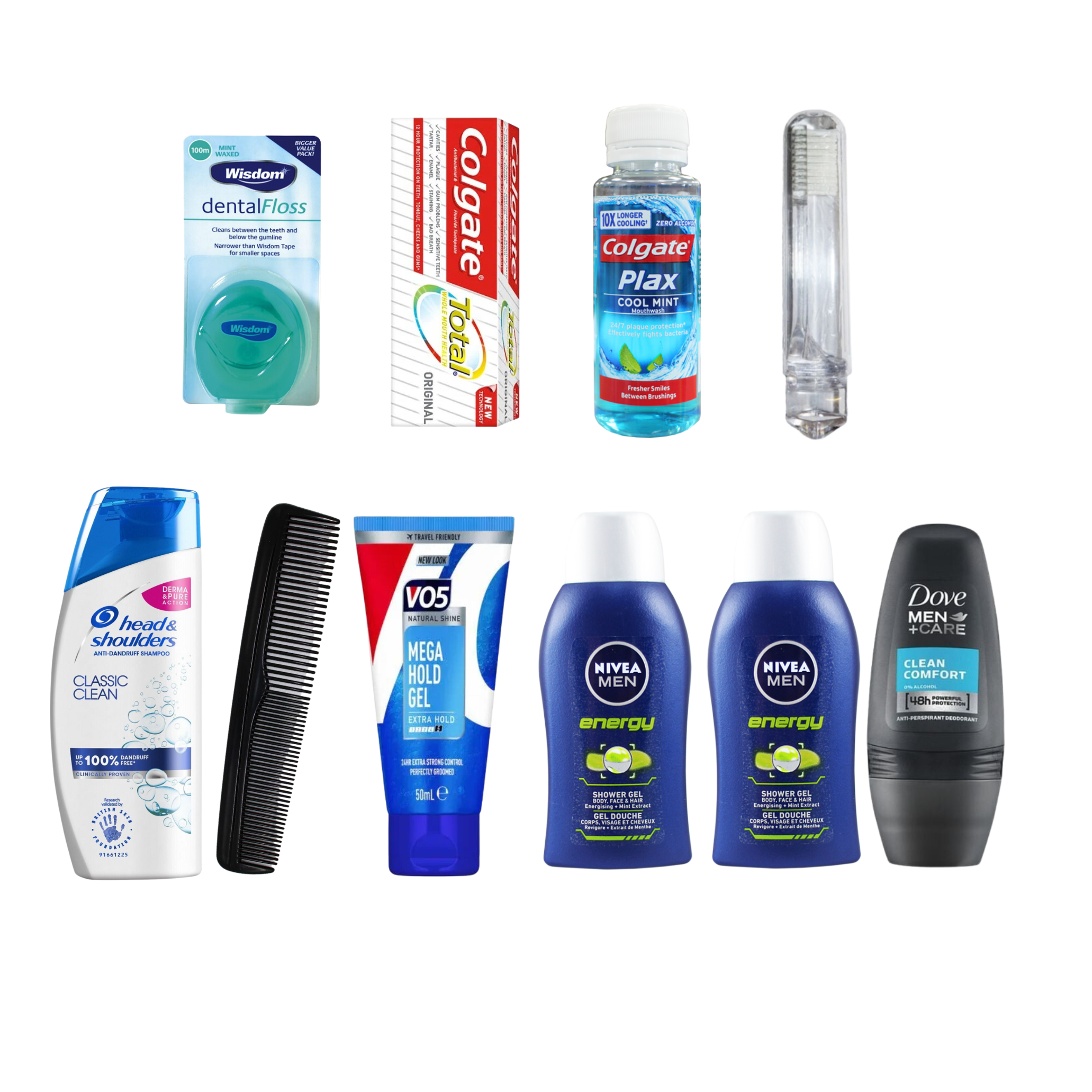 Travel Toiletries Set for Men – Complete