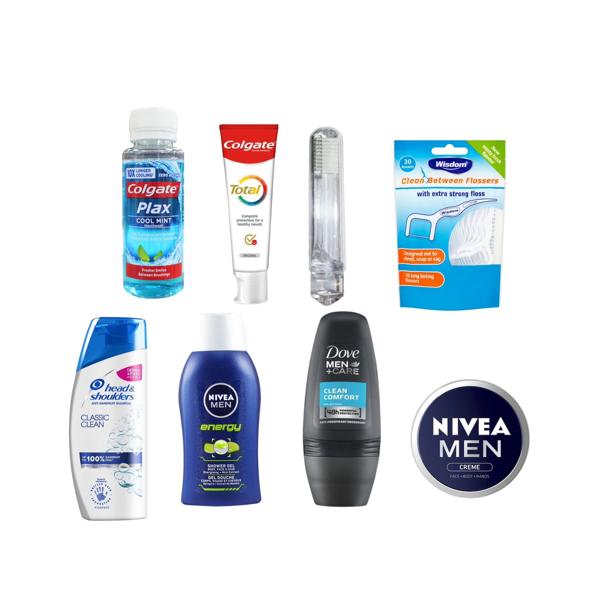 Travel Toiletries Set for Men – Deluxe