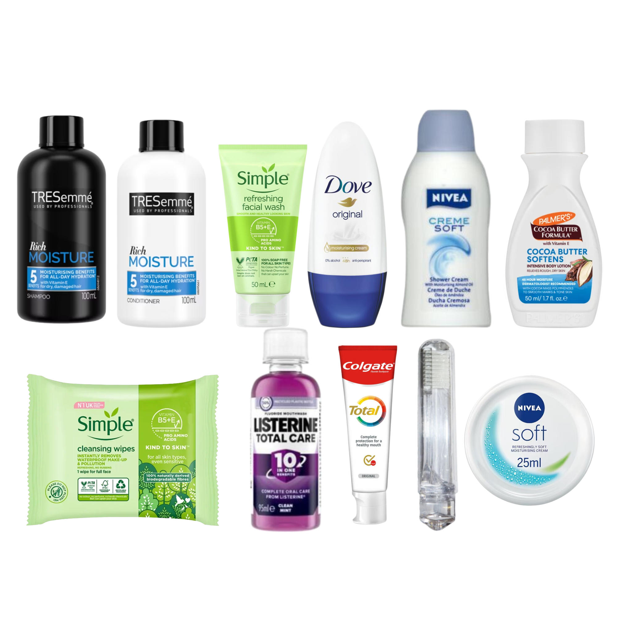 Travel Toiletries Set for Women – The Nourish and Glow