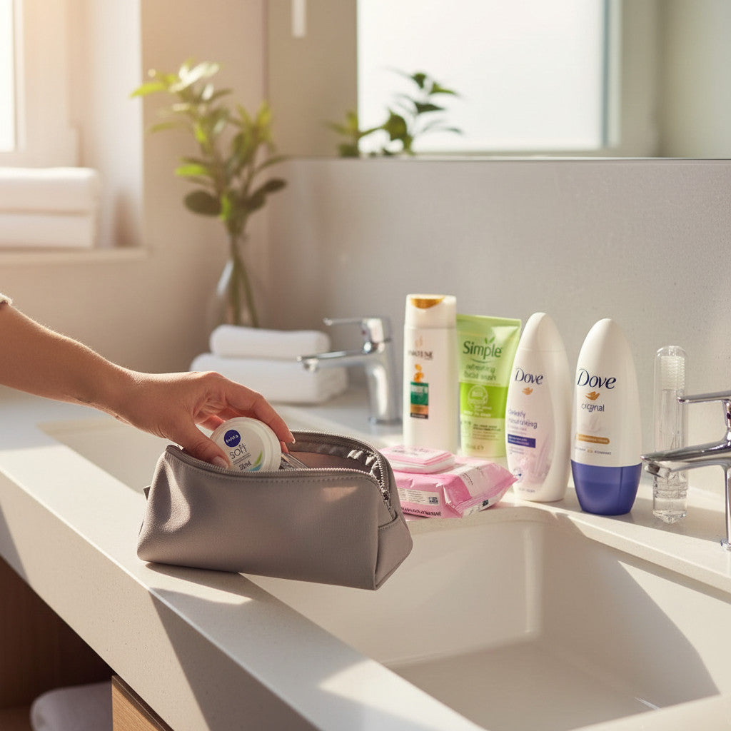 Travel Toiletries Set for Women – The Clean & Care Set