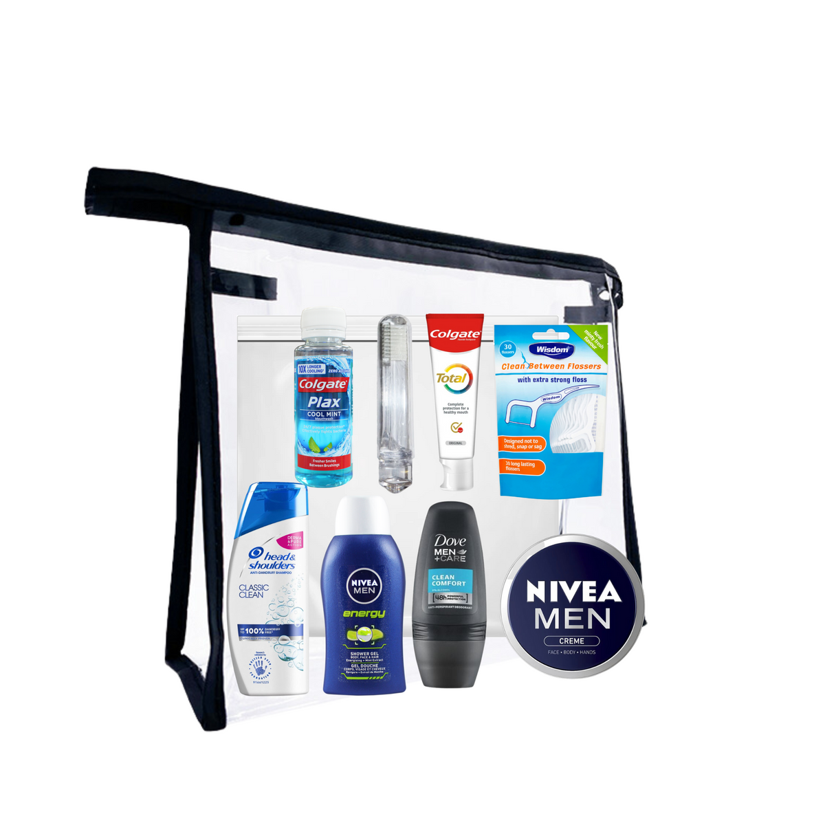 Travel Toiletries Set for Men – Deluxe